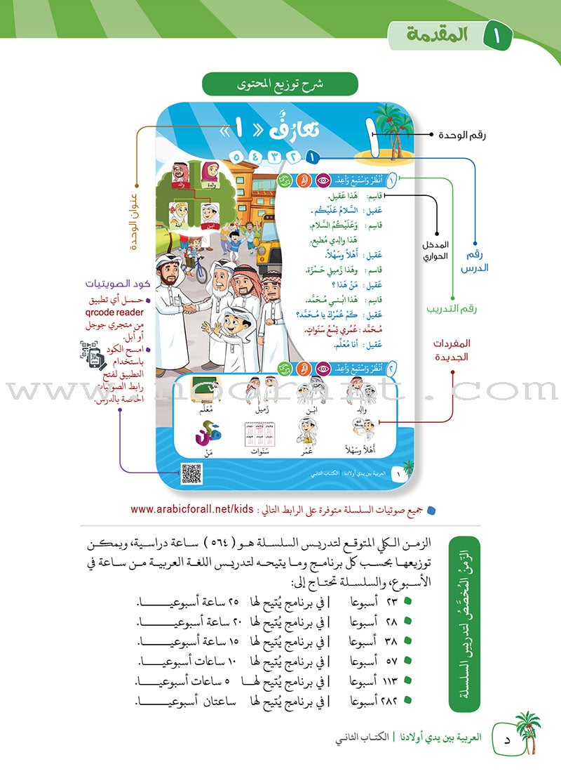 Arabic in Our Children's Hands Textbook: Level 2 العربية بين يدي أولادنا