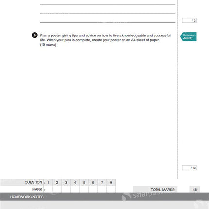 Safar Islamic Studies Workbook: Level 8