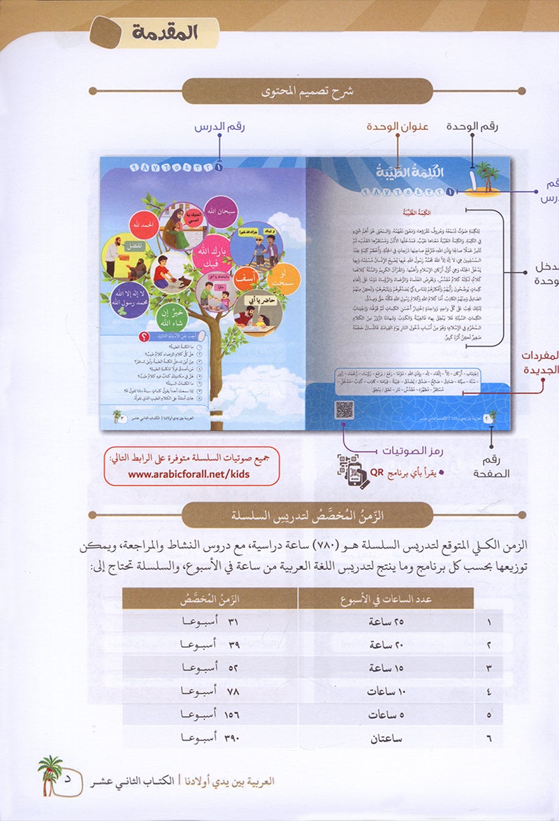Arabic in Our Children's Hands Textbook: Level 12 العربية بين يدي أولادنا