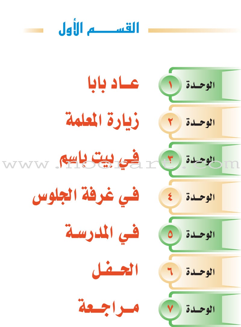 Horizons in the Arabic Language Textbook: Level 1