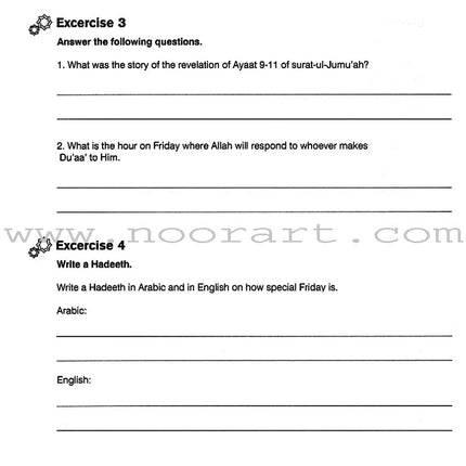 I Love Islam Worksheets/Workbook: Level 4
