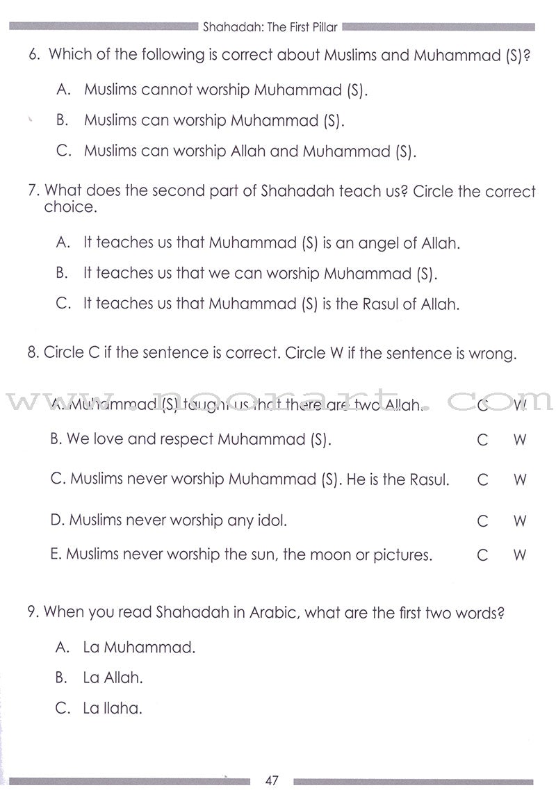 Weekend Learning Islamic Studies Workbook : Level 1 (Revised and Enlarged Edition)