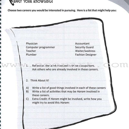 Teachings of the Qur'an Workbook: Volume 3