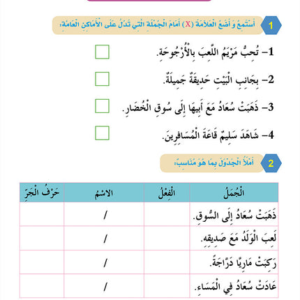 In The Arabic Language Garden Workbook: Level 2 في حديقة اللغة العربية كتاب التمارين