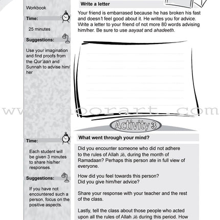 ICO Islamic Studies Workbook: Grade 6, Part 2