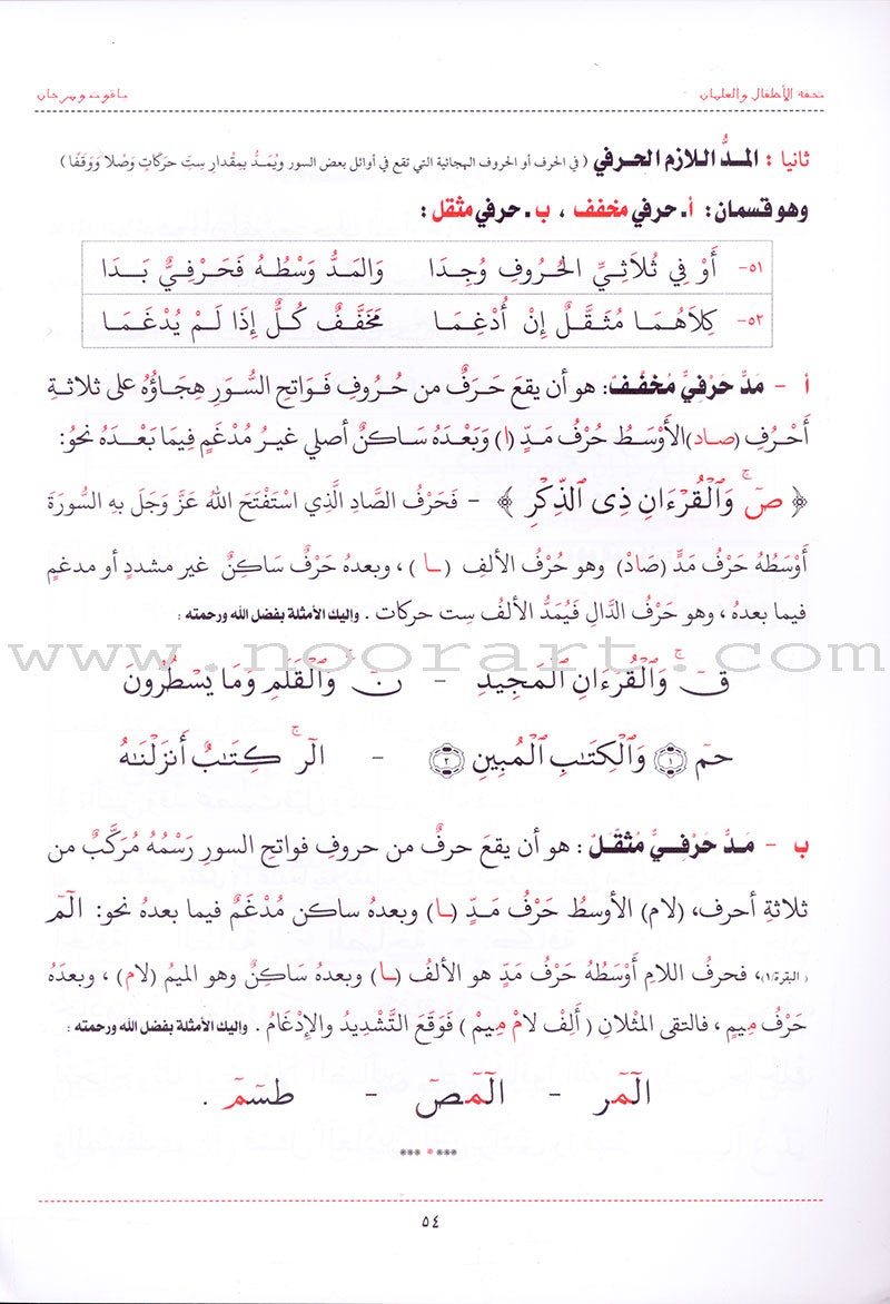 Explain of Tohfah of Children and Boys in Quran Recitation Rules شرح تحفة الاطفال والغلمان في احكام ترتيل القران