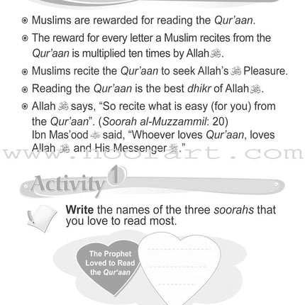 ICO Islamic Studies Workbook: Grade 2, Part 1