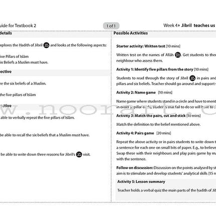 Safar Teacher's Guide for Islamic Studies: Level 2