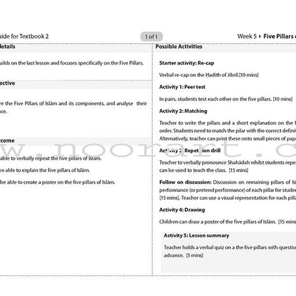 Safar Teacher's Guide for Islamic Studies: Level 2