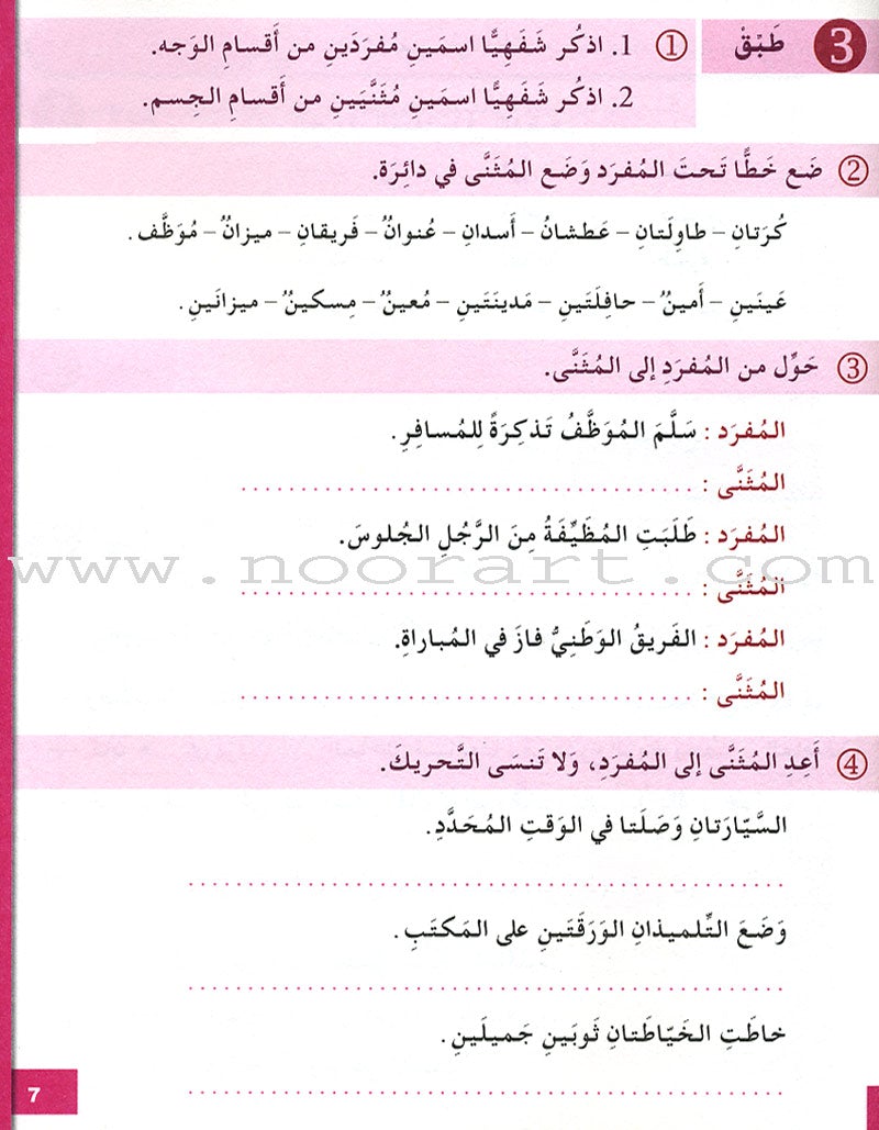 I Love and Learn the Arabic Language Workbook: Level 5