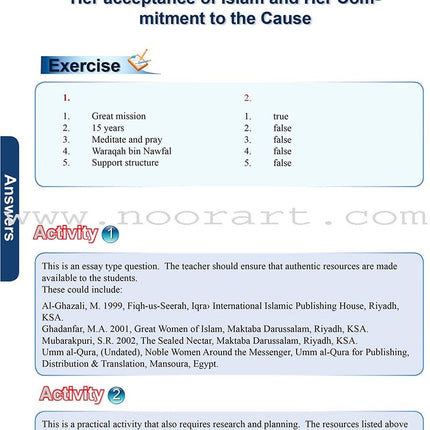 ICO Islamic Studies Teacher's Manual: Grade 7, Part 2
