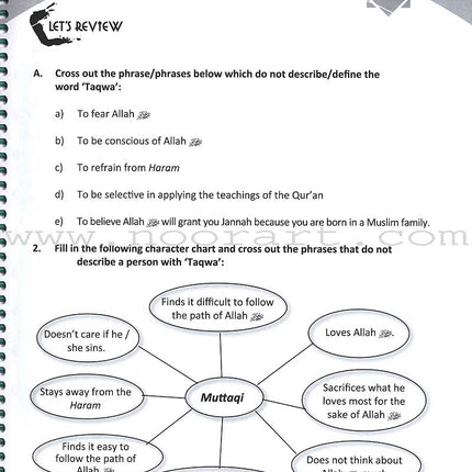 Teachings of the Qur'an Workbook: Volume 3
