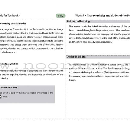 Safar Teacher's Guide for Islamic Studies: Level 4