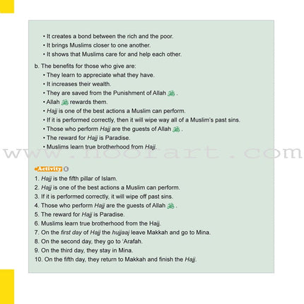 ICO Islamic Studies Teacher's Manual: Grade 1, Part 2