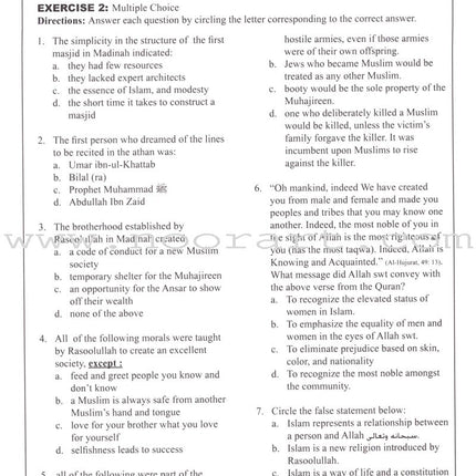 Living Islam Worksheets - Prophet of Mercy: Part 3 (10th Grade)