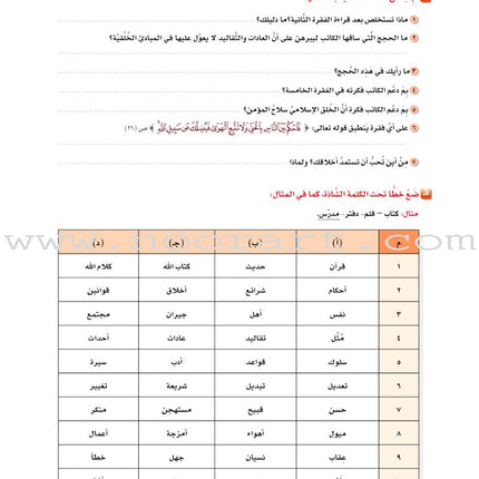 ICO Learn Arabic Textbook: Level 12, Part 1 (With Online Access Code) تعلم العربية