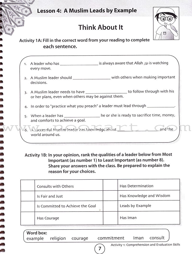 We Are Muslims Workbook: Grade 6