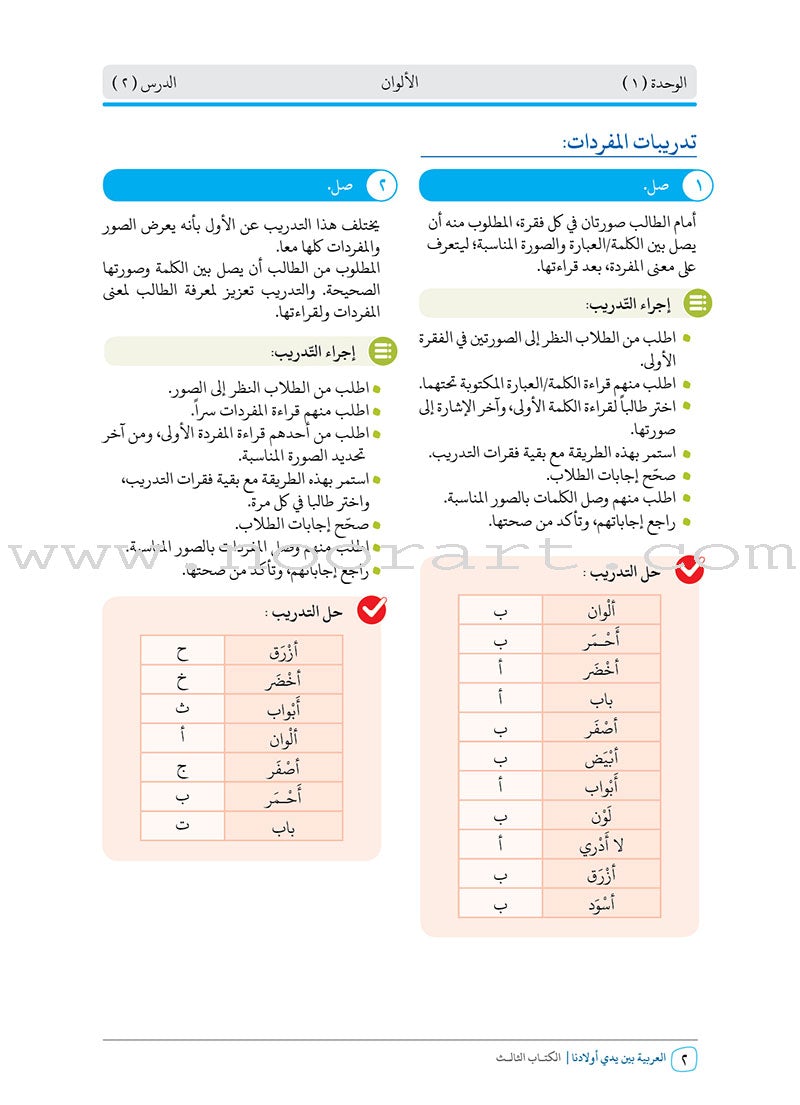 Arabic in Our Children's Hands Teacher Book: Level 3 العربية بين يدي أولادنا