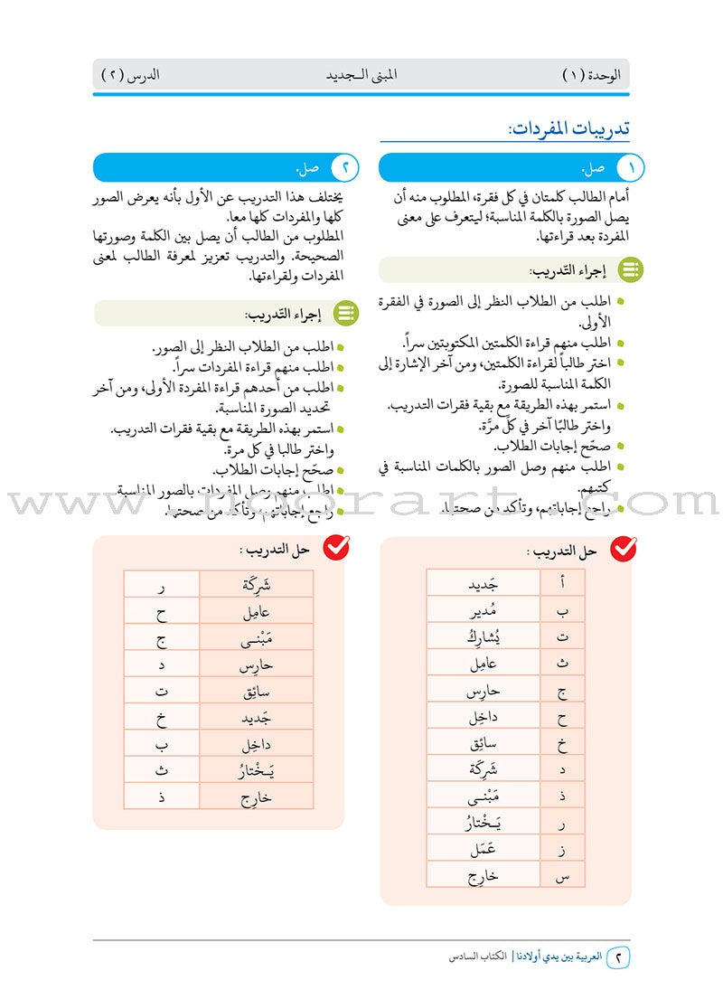 Arabic in Our Children's Hands Teacher Book: Level 6 العربية بين يدي أولادنا