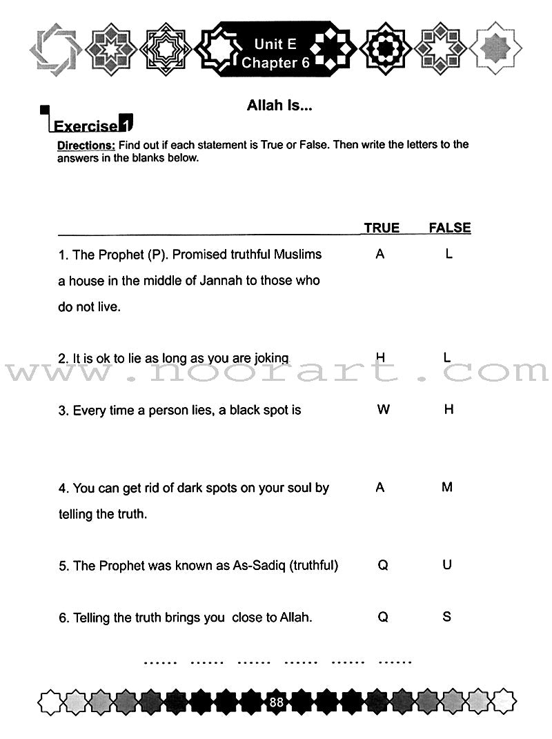 I Love Islam Workbook: Level 3