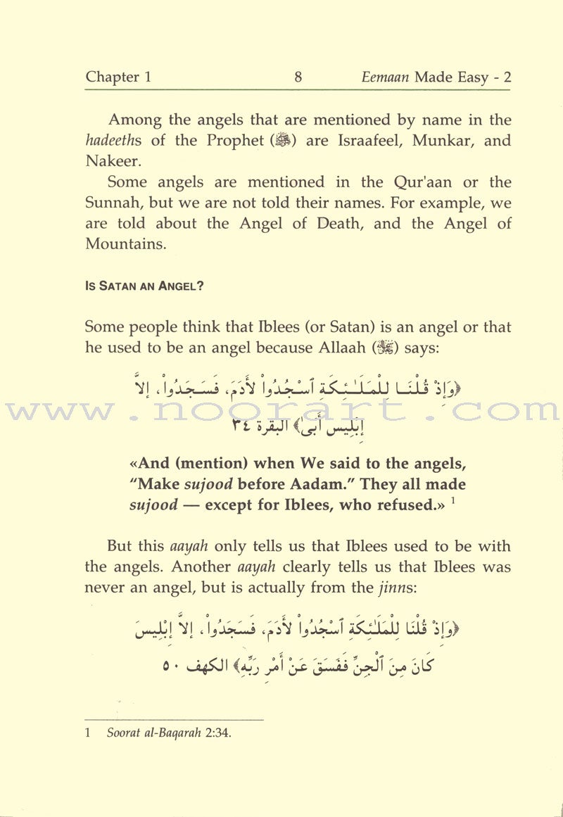 Eemaan Made Easy: Part 2 - Knowing the Angels