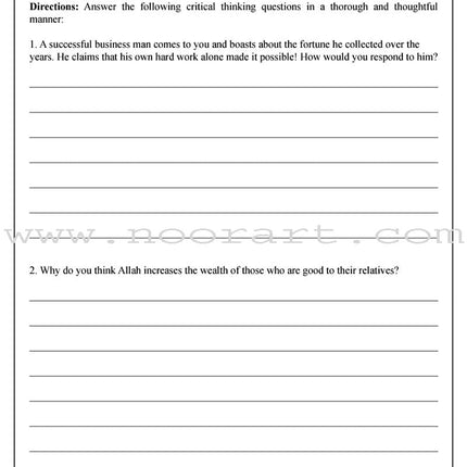 Learning Islam Worksheets: Level 3 (8th Grade)