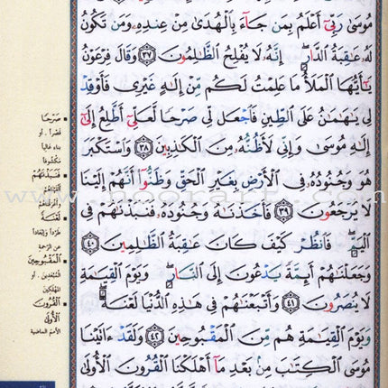 Tajweed Qur'an (Whole Qur'an, With Zipper, Size: 3"×4") مصحف التجويد