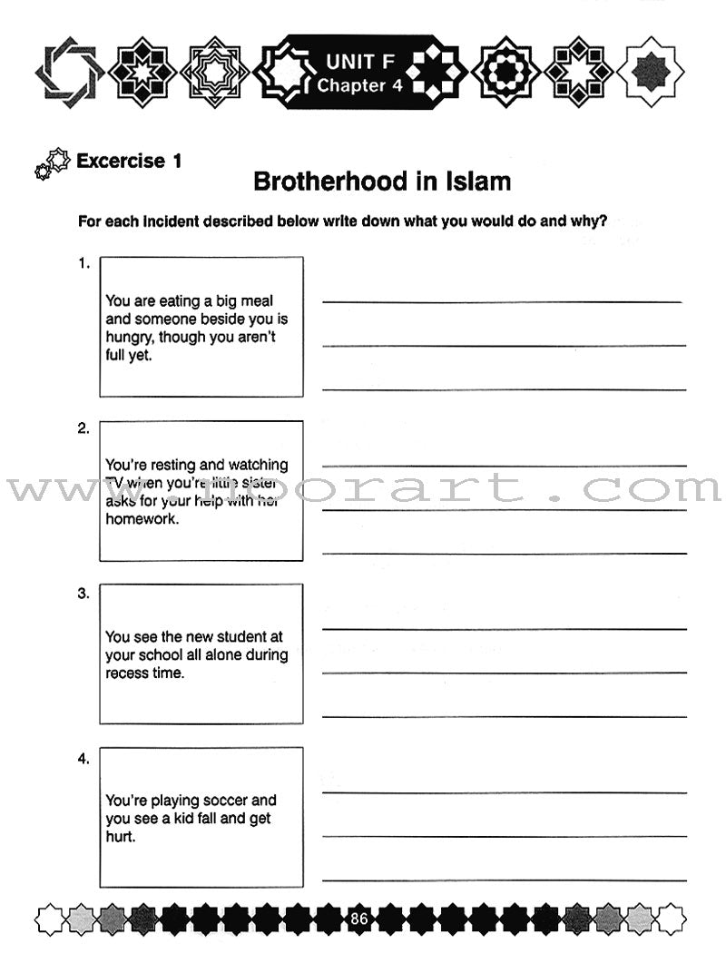 I Love Islam Workbook: Level 4